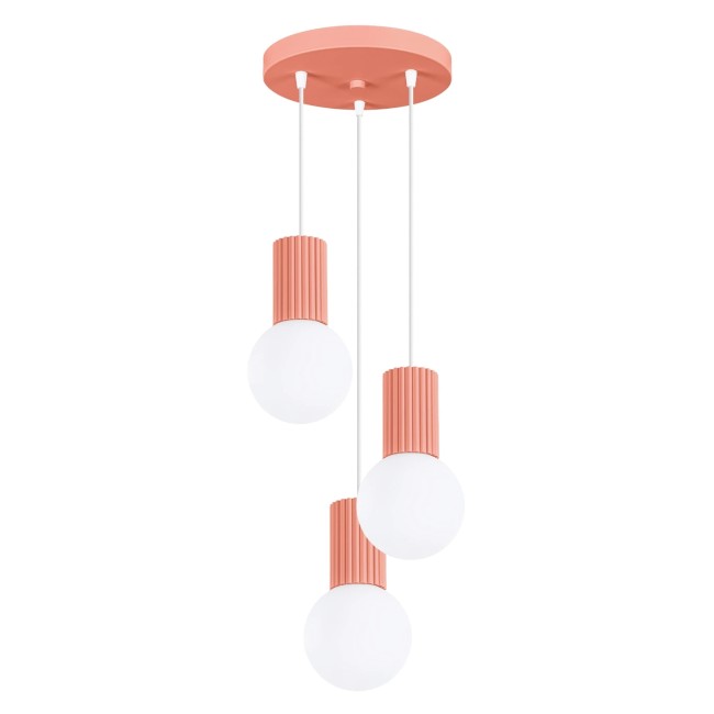 Suspension Mido, pêche, 3 lumières
