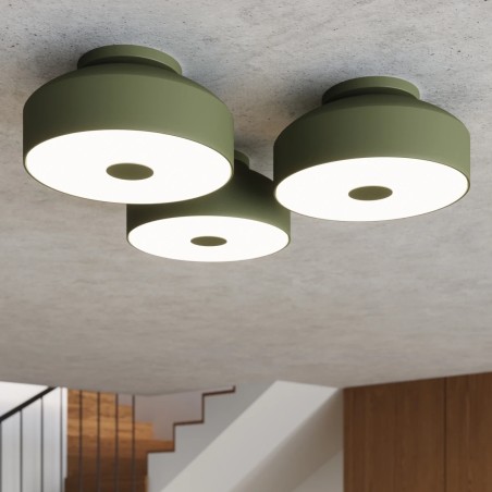Plafonnier Usni , couleur vert