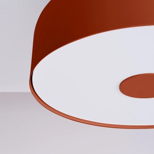Plafonnier Usni, couleur rouge