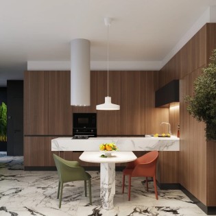 Suspension Male, blanc