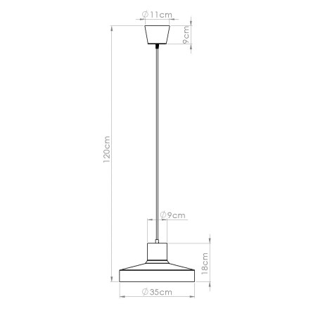 Suspension Male, blanc