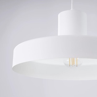 Suspension Male, blanc