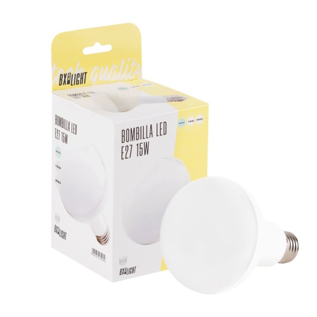Ampoule LED E27 15W  1123Lm 3000ºK R90 40.000H