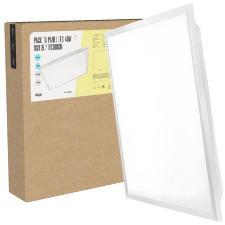Pack de 10 panneaux LED  - Modular 600x600 40W 6000 K