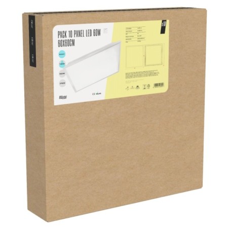 Pack de 10 panneaux LED - Modular 600x600 60W 4000 K