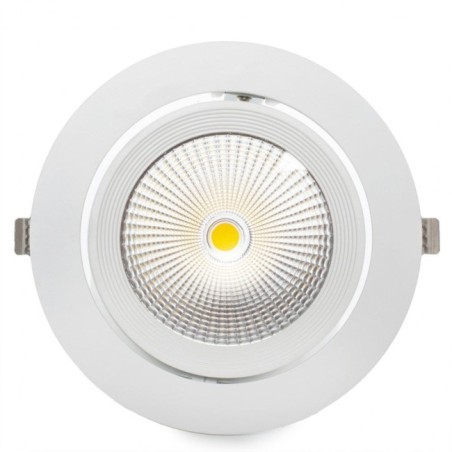 Spot encastrable LED 30W  3000Lm 6000ºK Orientable UGR17 50.000H