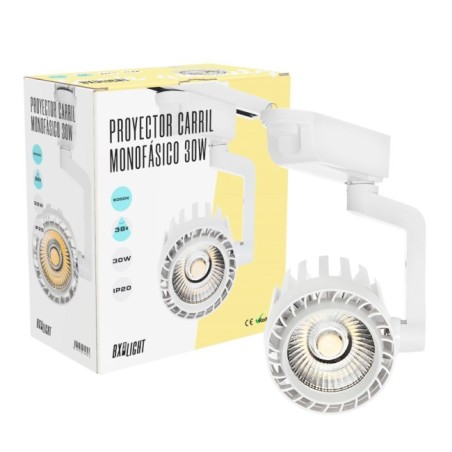 Projecteur sur rail LED 1.872Lm 3000ºK  40.000H