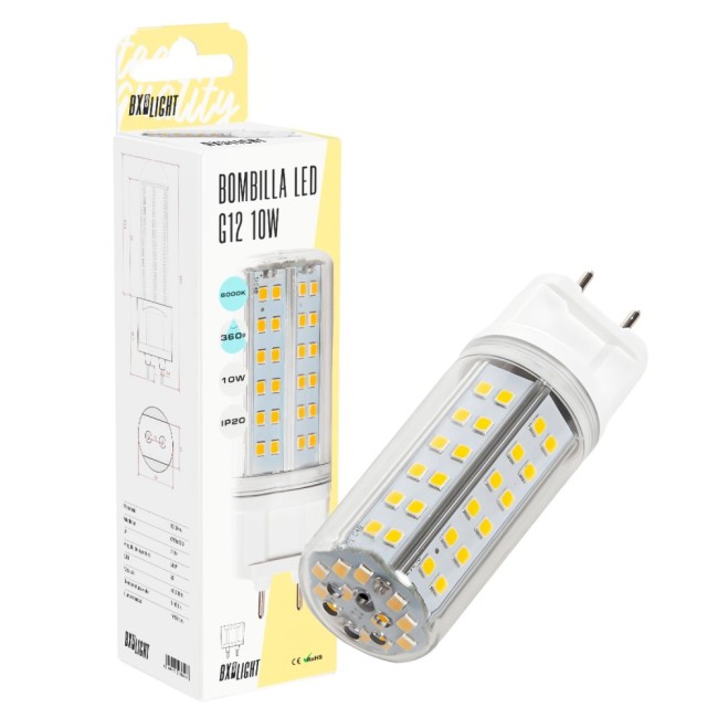 Ampoule LED G12 10W 1.050Lm 6000ºK 40.000H