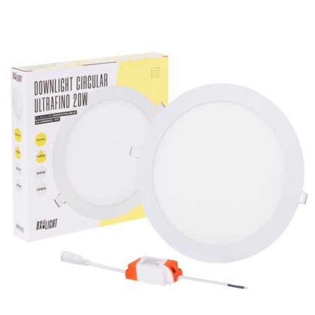 Panneau LED 20W 1.600Lm 6000ºK 40.000H