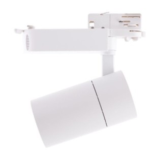 Projecteur de voie triphasé  30W 2527Lm CRI90 3000ºK 40.000H