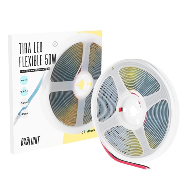 Bandes LED Flexibles 6W 400Lm 3000ºK Circular 40.000H