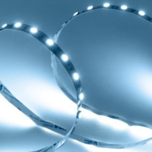 Bande LED blanc froid 300 x SMD5050 14,4W/M 24VDC IP20 5M x 5M