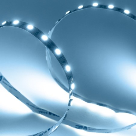 Bande LED blanc froid 300 x SMD5050 14,4W/M 24VDC IP20 5M x 5M