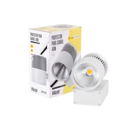 Projecteur LED de voie triphasé  40W 3600Lm CRI90 4200ºK UGR17 50.000H