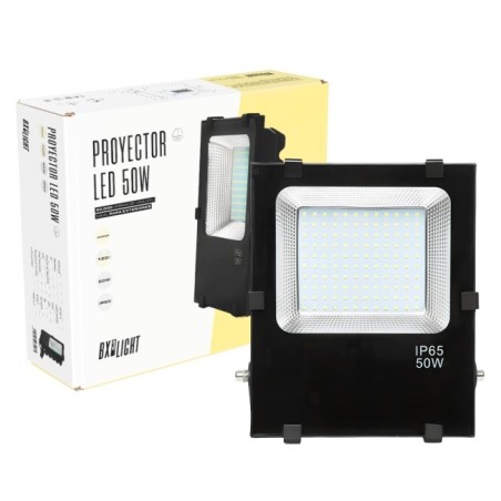 Projecteur LED 50W  5616Lm 3000ºK IP65 50.000H