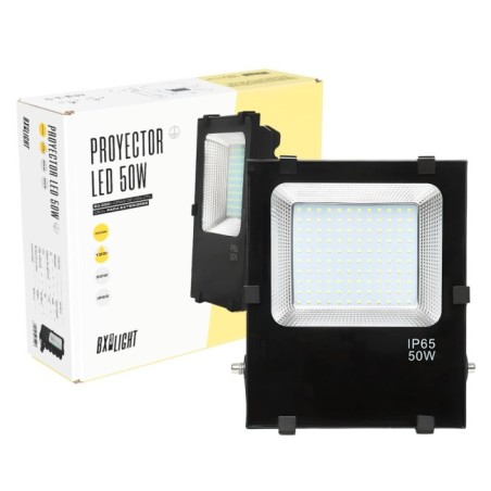 Projecteur LED 50W  5616Lm 3000ºK IP65 50.000H