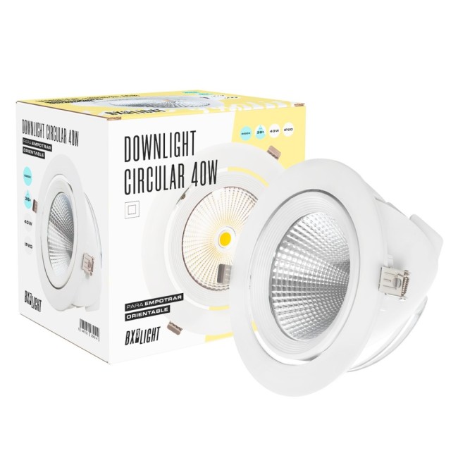 Spot encastrable LED 40W 4000Lm 4200ºK UGR17 50.000H