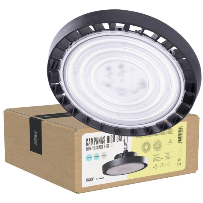 Suspensions LED High Bay - Grandes Hauteurs 150W IP65 4000 k 120º