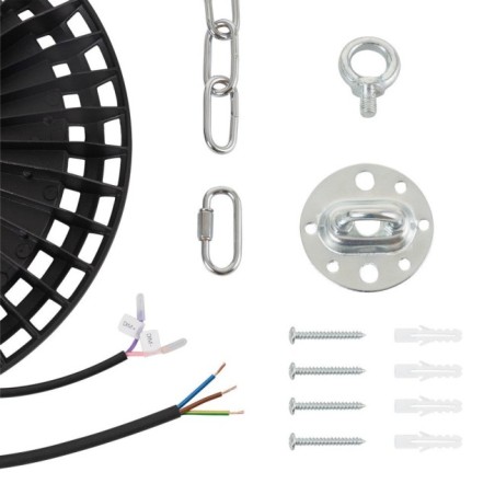 Suspension LED High Bay - Grandes Hauteurs 150W IP65 6000 k 120º Reg. 0-10V