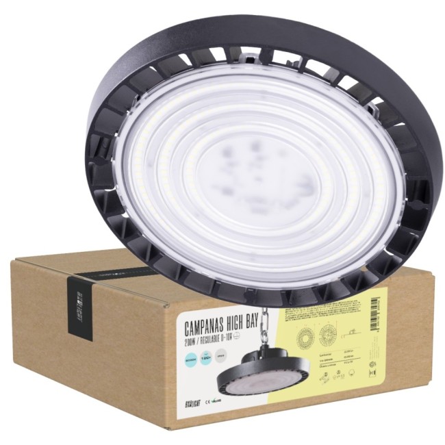 Suspension LED High Bay - Grandes Hauteurs -  Grandes Alturas 200W IP65 4000 k 120º