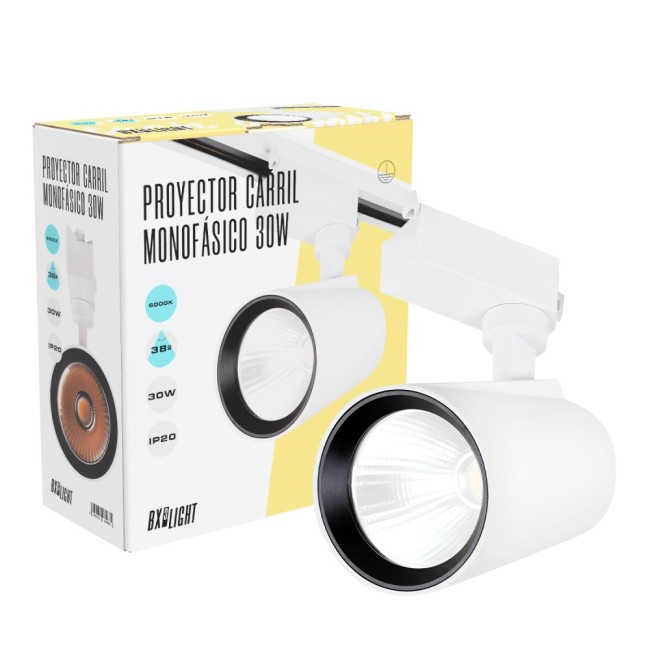 Projecteur LED de voie 30W 2700Lm CRI85 4200ºK 40.000H