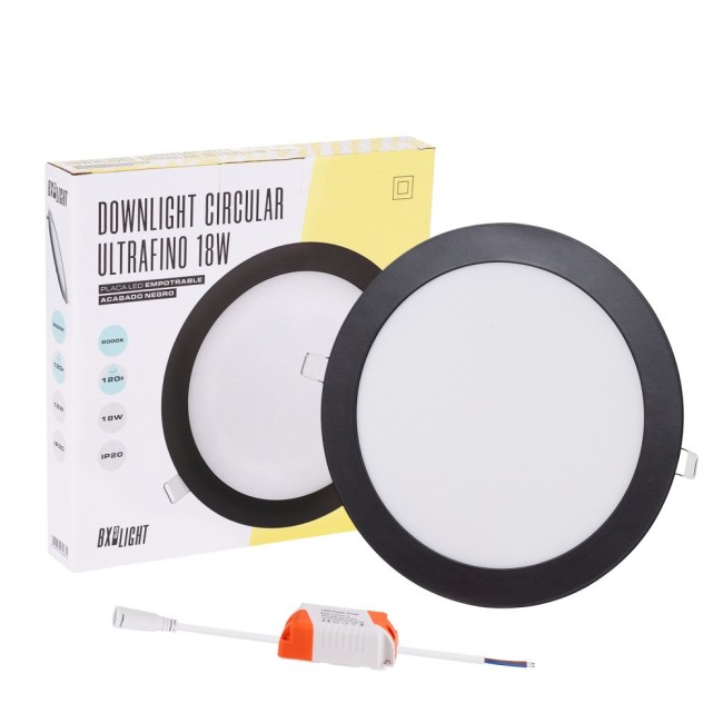 Plaque LED circulaire 18W 1.380Lm 6000ºK 40.000H