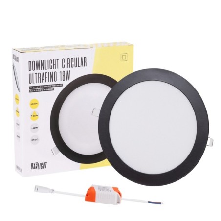 Plaque LED circulaire 18W 1.380Lm 6000ºK 40.000H