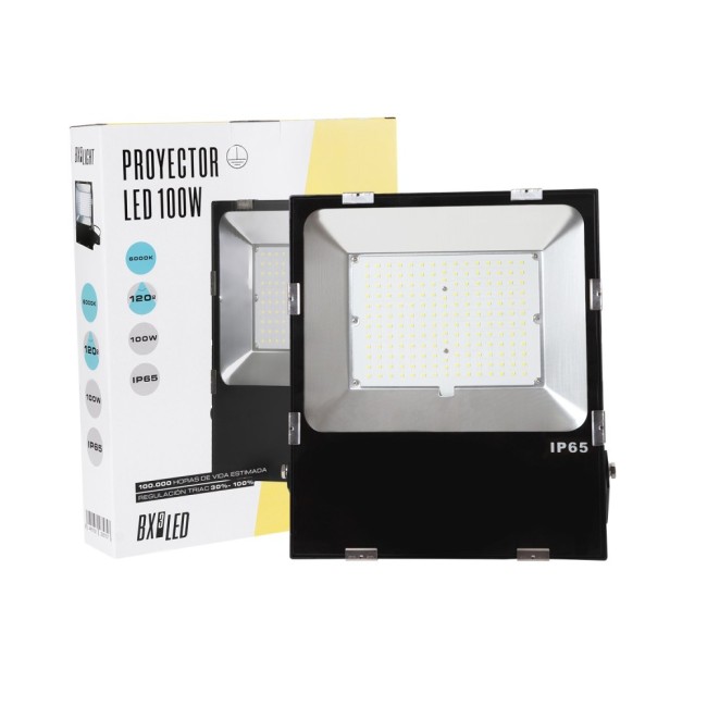 Projecteur LED 100W IP65 6000 K Reg. TRIAC