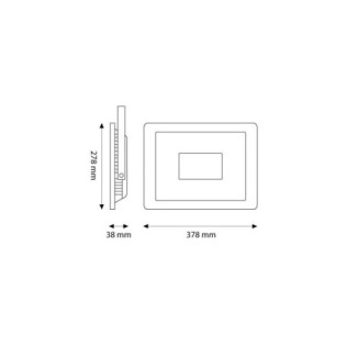 Projecteur LED 200W 24000Lm 6000ºK IP66 Regulable 60.000H