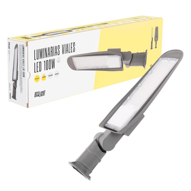 Lampadaire LED 100W 10.000Lm 3000K IP65 PRO SMD5050 50.000H