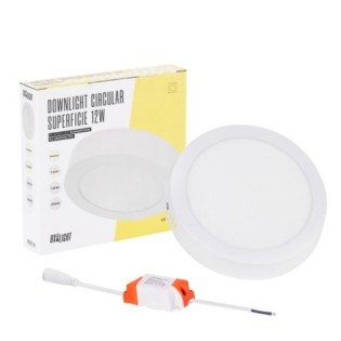 Plafonnier LED 12W 870Lm  3000ºK Circular 40.000H