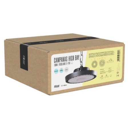 Suspension LED High Bay - Grandes Hauteurs 100W IP65 6000 k 120º