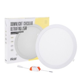 Plaque LED 1872Lm  3000ºK Circular 40.000H