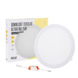 Plaque LED 1872Lm  3000ºK Circular 40.000H