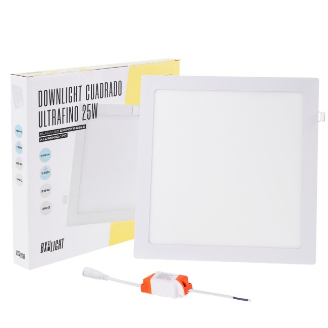 Plaque LED 25W 2.180Lm 6000ºK