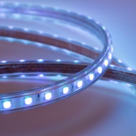 Bande de 60 LED/m 500W 42.000Lm 3000ºK SMD5050 220VAC IP65 x50M 40.000H