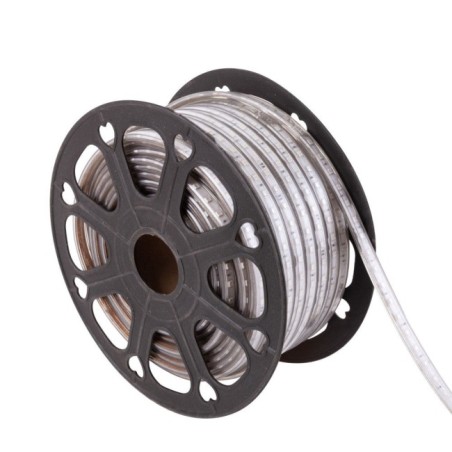 Bande de 60 LED/m 500W 42.000Lm 3000ºK SMD5050 220VAC IP65 x50M 40.000H