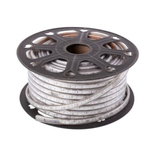 Bande de 60 LED/m 500W 42.000Lm 3000ºK SMD5050 220VAC IP65 x50M 40.000H