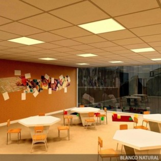 Plaque LED 36W 3.623Lm 6000ºK 60x60Cm UGR19 Marco Blanco 40.000H