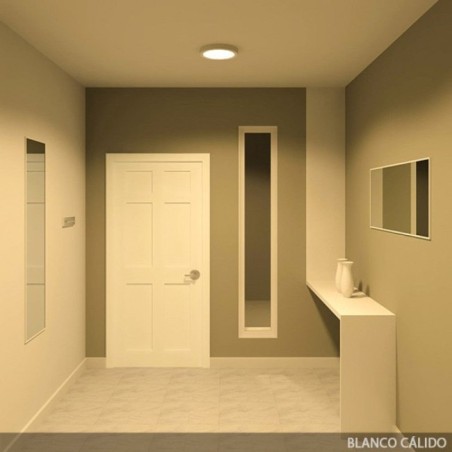 Plafonnier LED 24W 1900Lm  4200ºK 40.000H