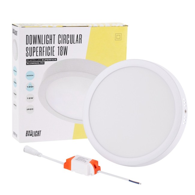 Plafonnier LED18W 1190Lm  4200ºK 40.000H