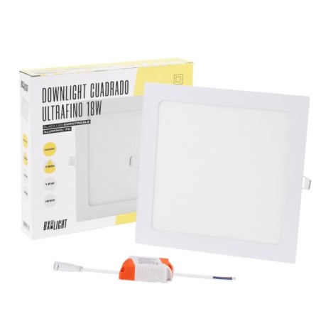 Plaque LED 18W 1.350Lm 6000ºK 40.000H