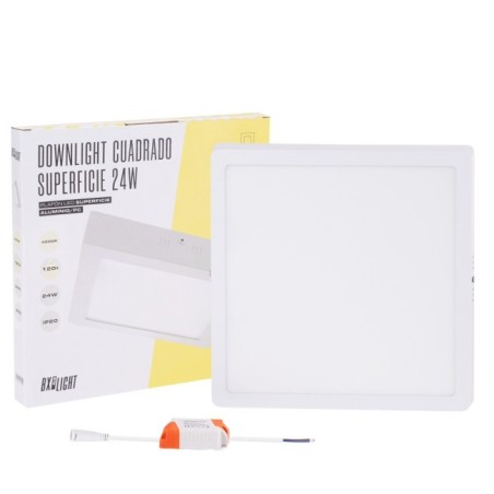 Plafonnier LED 24W 1778Lm 6000ºK 40.000H