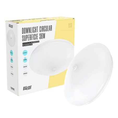 Plafonnier LED 18W 1.500Lm 6000ºK 40.000H