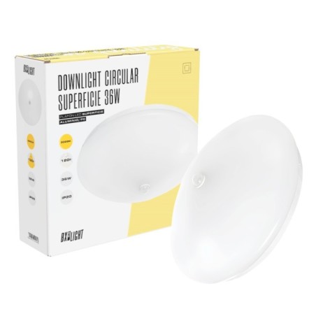 Plafonnier LED 18W 1.500Lm 6000ºK 40.000H