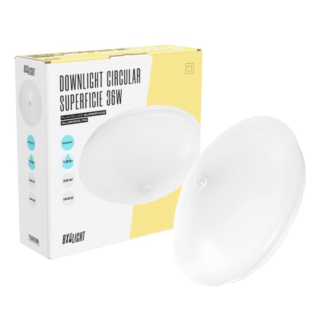 Plafonnier LED 18W 1500Lm  4200ºK  40.000H