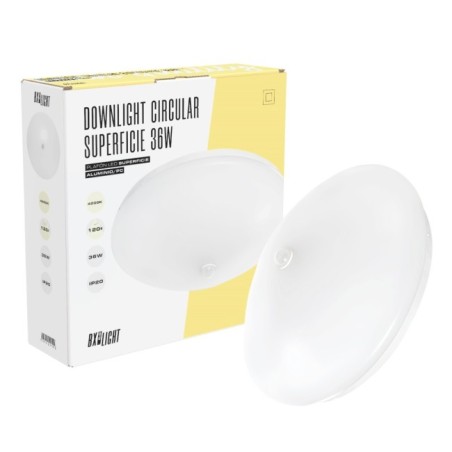 Plafonnier LED 18W 1500Lm  4200ºK  40.000H