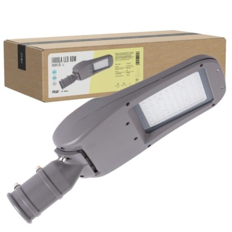 Lampadaire LED 60W 10.000Lm 6000ºK 0-10V IP65 PRO SMD5050 100.000H