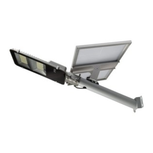 Lampadaire LED 100W 5.000Lm 6000ºK IP65 Capteur solaire 40.000H