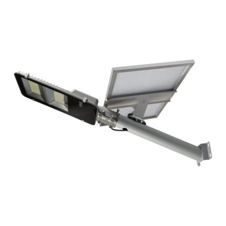 Lampadaire LED 100W 5.000Lm 6000ºK IP65 Capteur solaire 40.000H